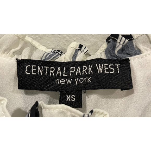 CENTRAL PARK WEST Striped Off Shoulder Crop Top - Picture 2 of 4